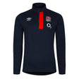2023-2024 England Rugby 1/2 Zip Fleece (Navy Blazer)_1