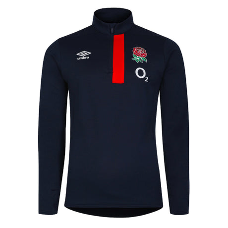 2023-2024 England Rugby 1/2 Zip Fleece (Navy Blazer)_1