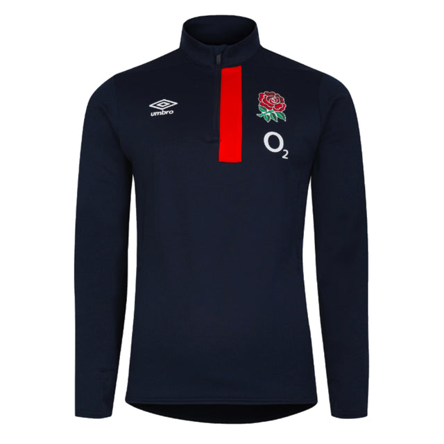 2023-2024 England Rugby 1/2 Zip Fleece (Navy Blazer)_1