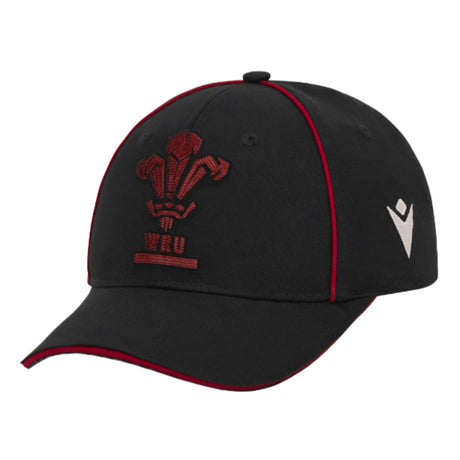 2023-2024 Wales Rugby Baseball Cap (Toothbrush Black)_1