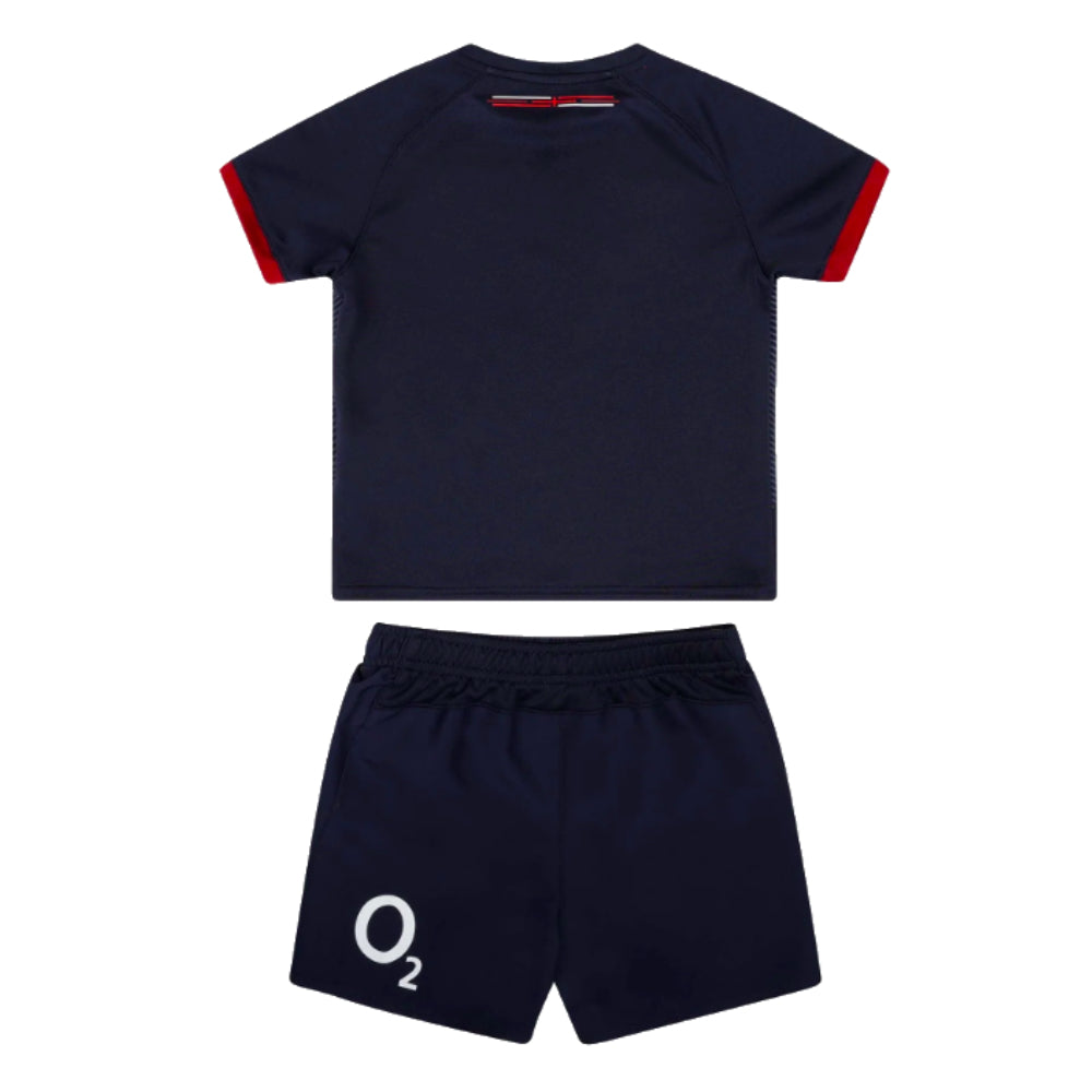 2023-2024 England Rugby Alternate Replica Infant Kit (Your Name)_4