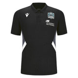 2023-2024 Glasgow Warriors Travel Player Polo Shirt (Black)_1