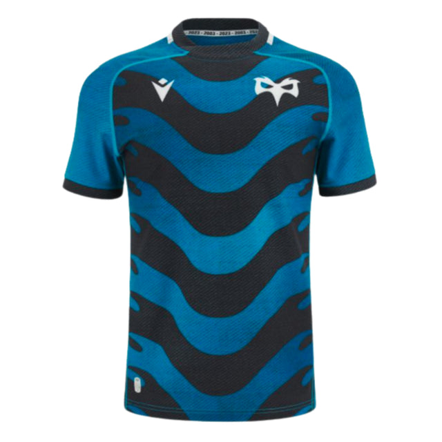 2023-2024 Ospreys Rugby Slim Fit Training Jersey (Blue)_1