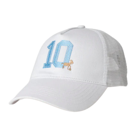 Argentina Messi GOAT 10 Trucker White_1