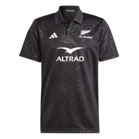 2023-2024 New Zealand All Blacks Rugby Supporters Polo Shirt (Black)_1