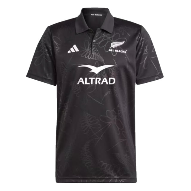 2023-2024 New Zealand All Blacks Rugby Supporters Polo Shirt (Black)_1