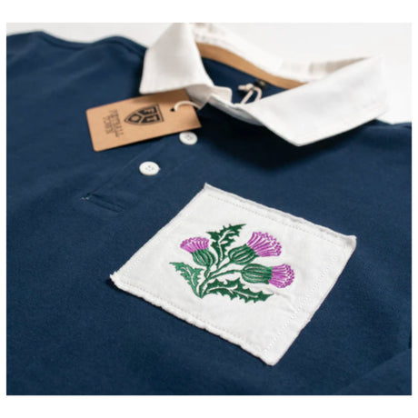 Scotland Thistle Home Cotton Retro Rugby Jersey_1