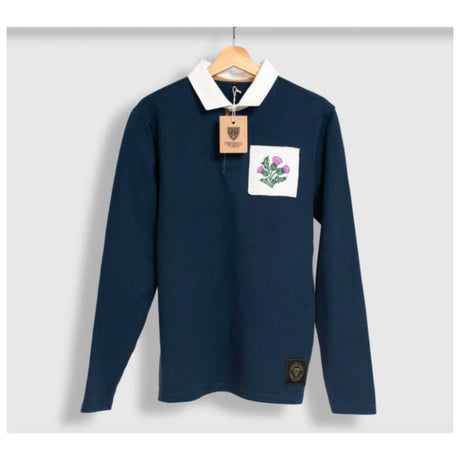 Scotland Thistle Home Cotton Retro Rugby Jersey_1
