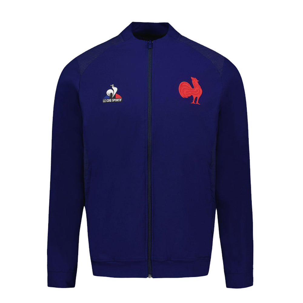 2023-2024 France Rugby Zipped Sweatshirt (Blue)_1