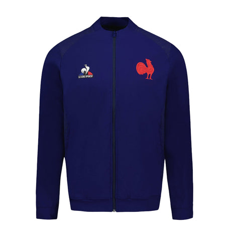 2023-2024 France Rugby Zipped Sweatshirt (Blue)_1