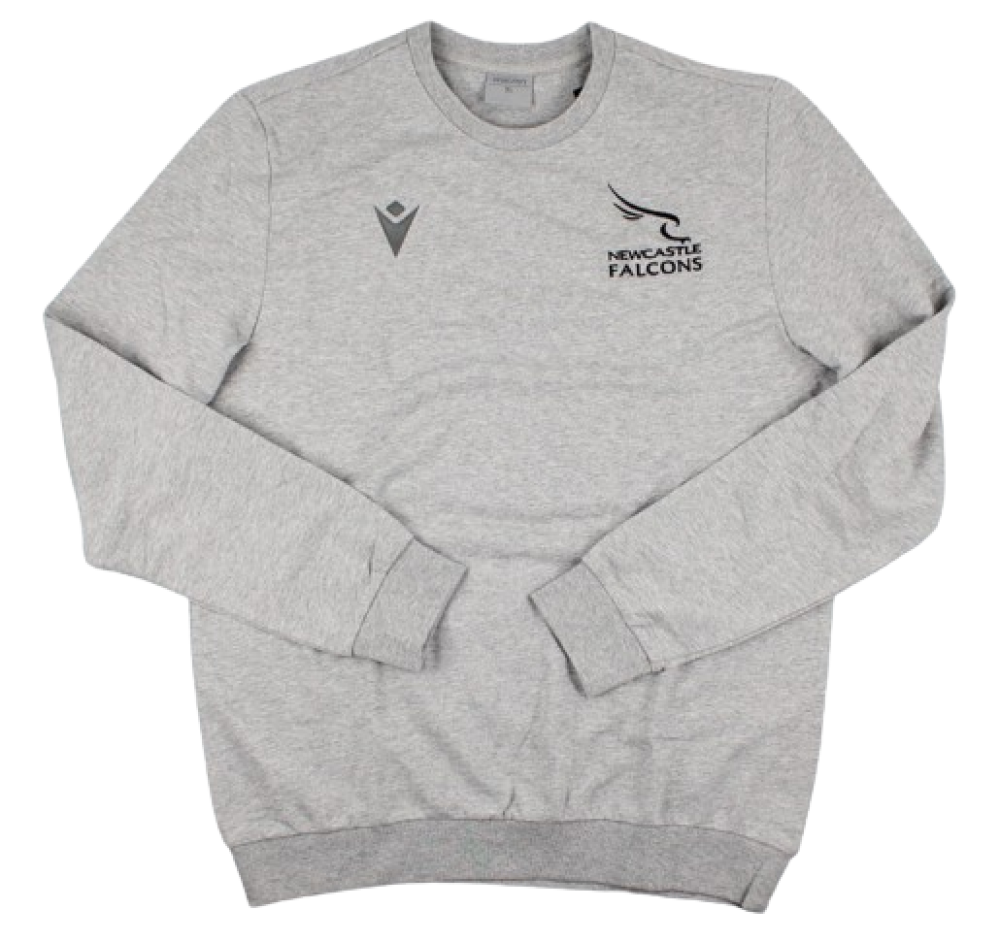 2023-2024 Newcastle Falcons Travel Leisure Sweatshirt (Grey)_1