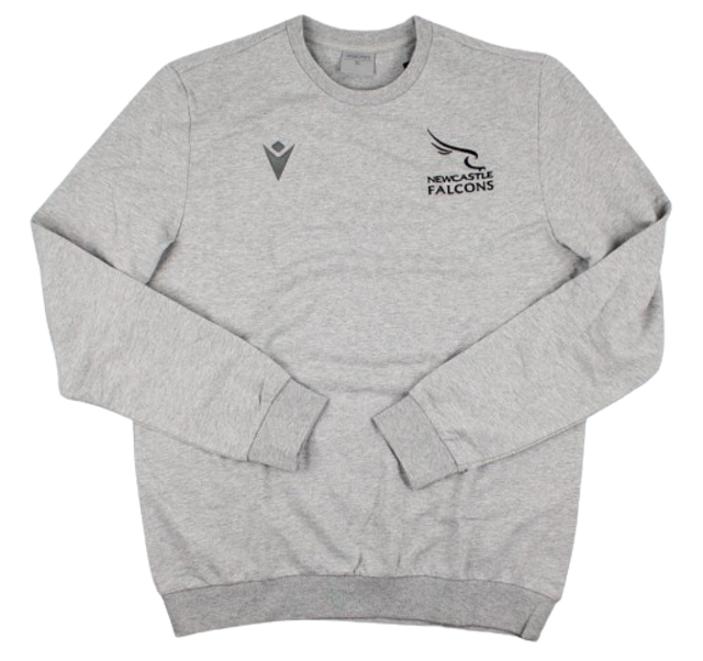 2023-2024 Newcastle Falcons Travel Leisure Sweatshirt (Grey)_1