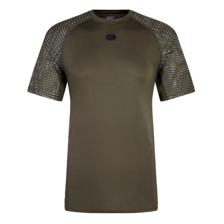 Canterbury Mens Vapordri Superlight Graphic Tee (Green)_1