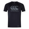 Canterbury Mens Large Logo Superlight Tee (Black)_1