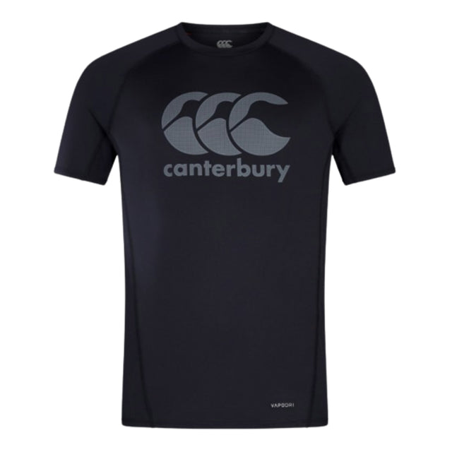 Canterbury Mens Large Logo Superlight Tee (Black)_1