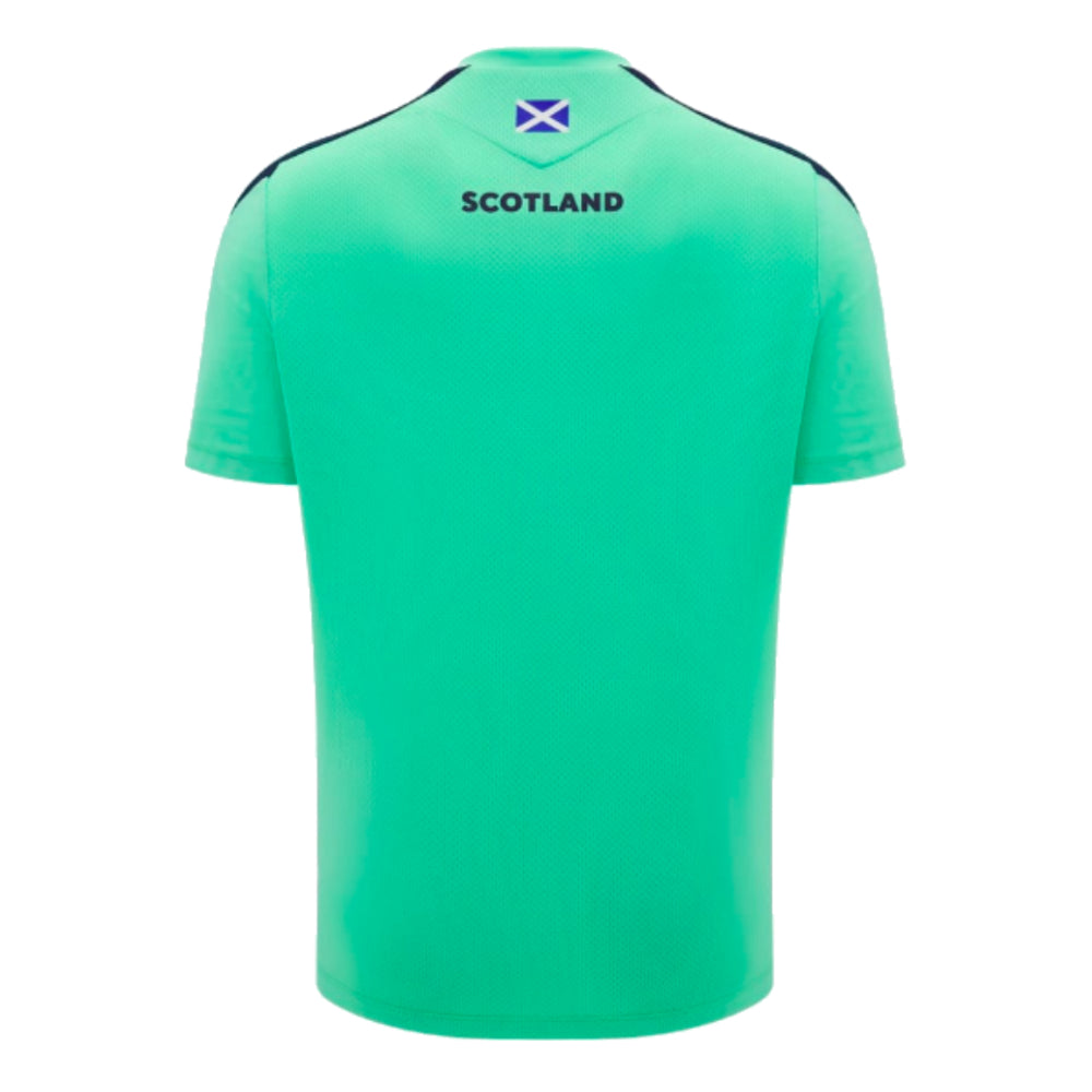 2024-2025 Scotland Rugby Poly Training Shirt (Green) - Kids (Your Name)_2