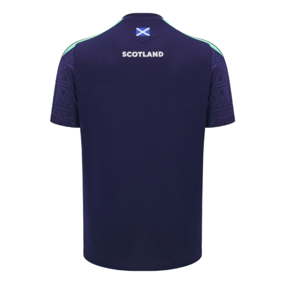 2024-2025 Scotland Rugby Poly Training Shirt (Navy) (Your Name)_2