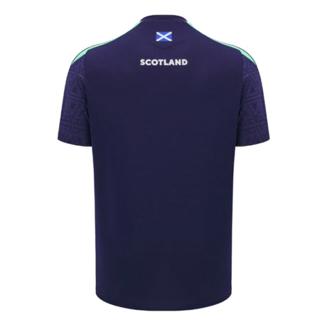 2024-2025 Scotland Rugby Poly Training Shirt (Navy) (Your Name)_2