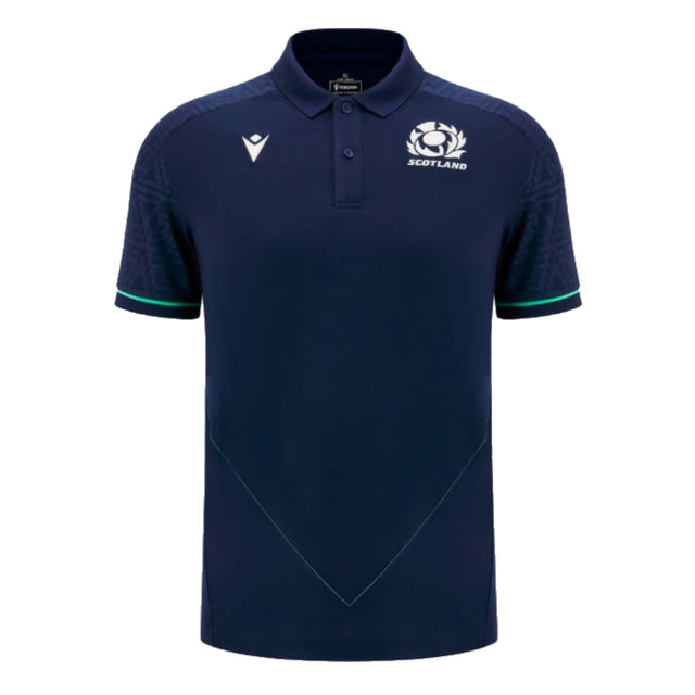 2024-2025 Scotland Rugby RGB Fit Travel Poly Polo Shirt (Navy)_1