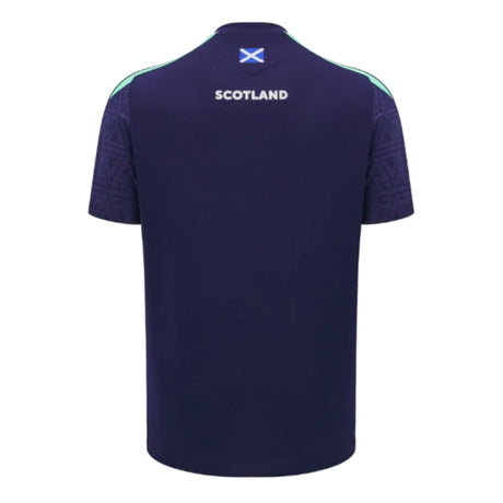 2024-2025 Scotland Rugby Training Poly Shirt (Navy) - Kids_1