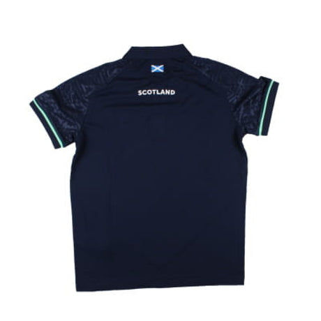 2024-2025 Scotland Rugby Travel RGB Fit Polo Shirt (Navy) - Kids_1