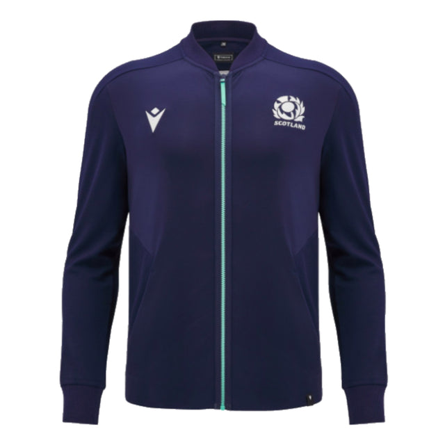 2024-2025 Scotland Rugby Anthem Full Zip Top (Navy) - Kids_1