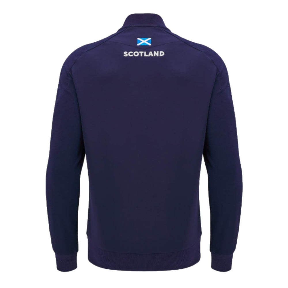 2024-2025 Scotland Rugby Anthem Full Zip Top (Navy)_2