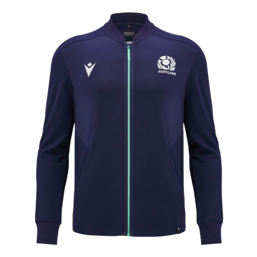 2024-2025 Scotland Rugby Anthem Full Zip Top (Navy)_2
