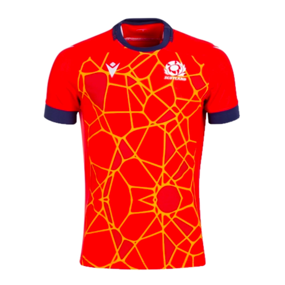 2024-2025 Scotland Rugby Training Jersey (Red) - Kids_2