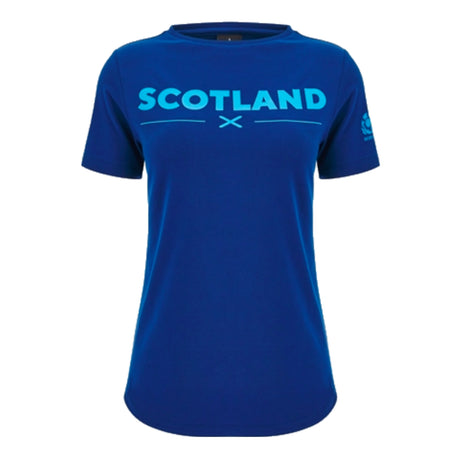 2024-2025 Scotland Rugby Leisure Cotton T-Shirt (Navy) - Womens_1