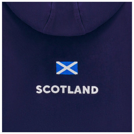 2024-2025 Scotland Rugby Cotton Full Zip Hoodie (Navy) - Womens_3
