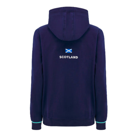 2024-2025 Scotland Rugby Cotton Full Zip Hoodie (Navy) - Womens_3
