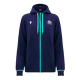 2024-2025 Scotland Rugby Cotton Full Zip Hoodie (Navy) - Womens_3