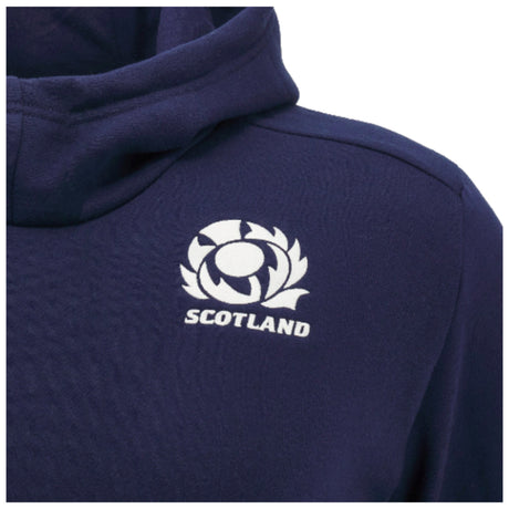 2024-2025 Scotland Rugby Travel Hooded Sweatshirt (Navy) - Kids_2