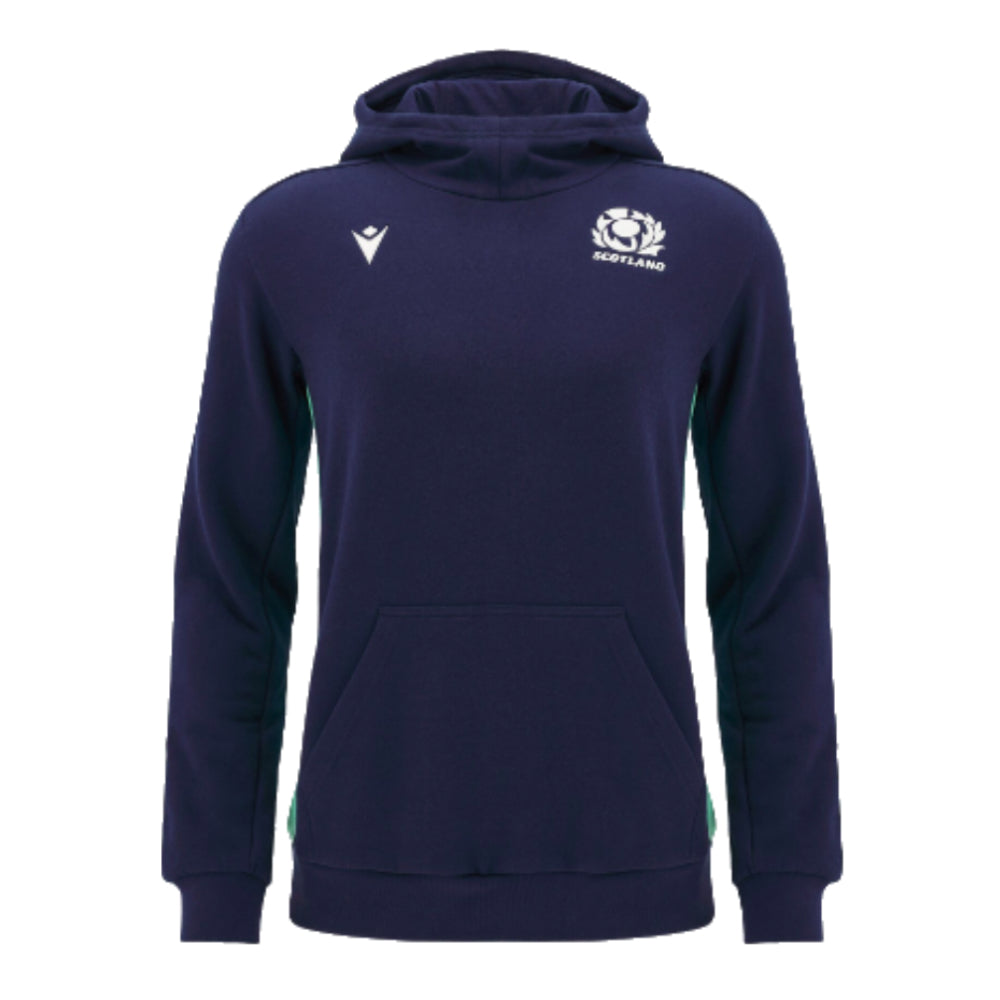 2024-2025 Scotland Rugby Travel Hooded Sweatshirt (Navy) - Kids_2
