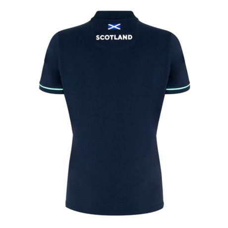 2024-2025 Scotland Rugby Travel Polo Shirt (Navy) - Womens_1