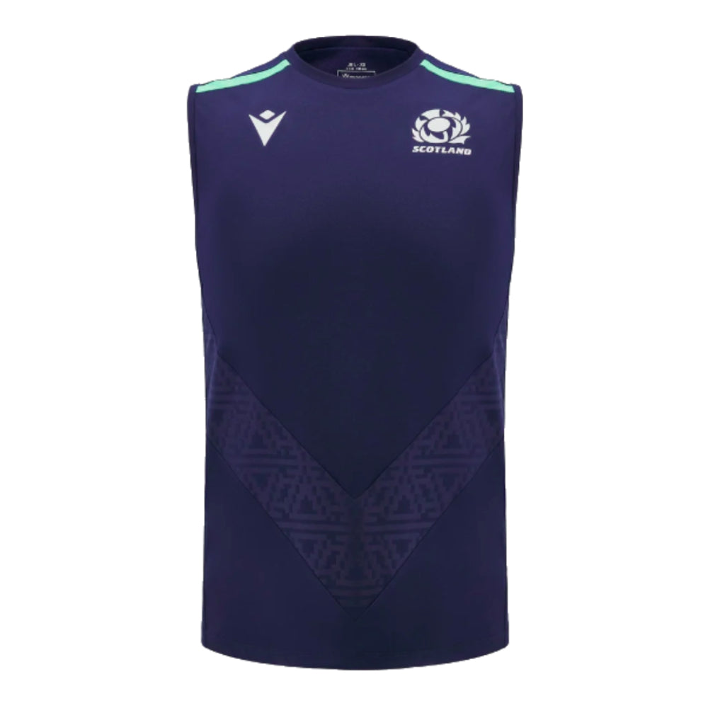 2024-2025 Scotland Rugby Training Vest (Navy) - Kids_1
