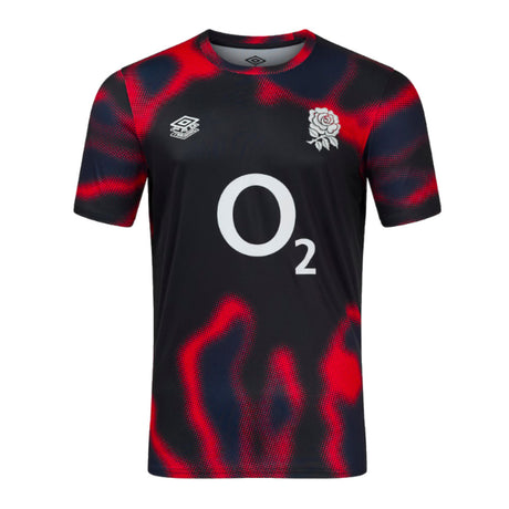 2024-2025 England Rugby Warm Up Jersey (Black)_1