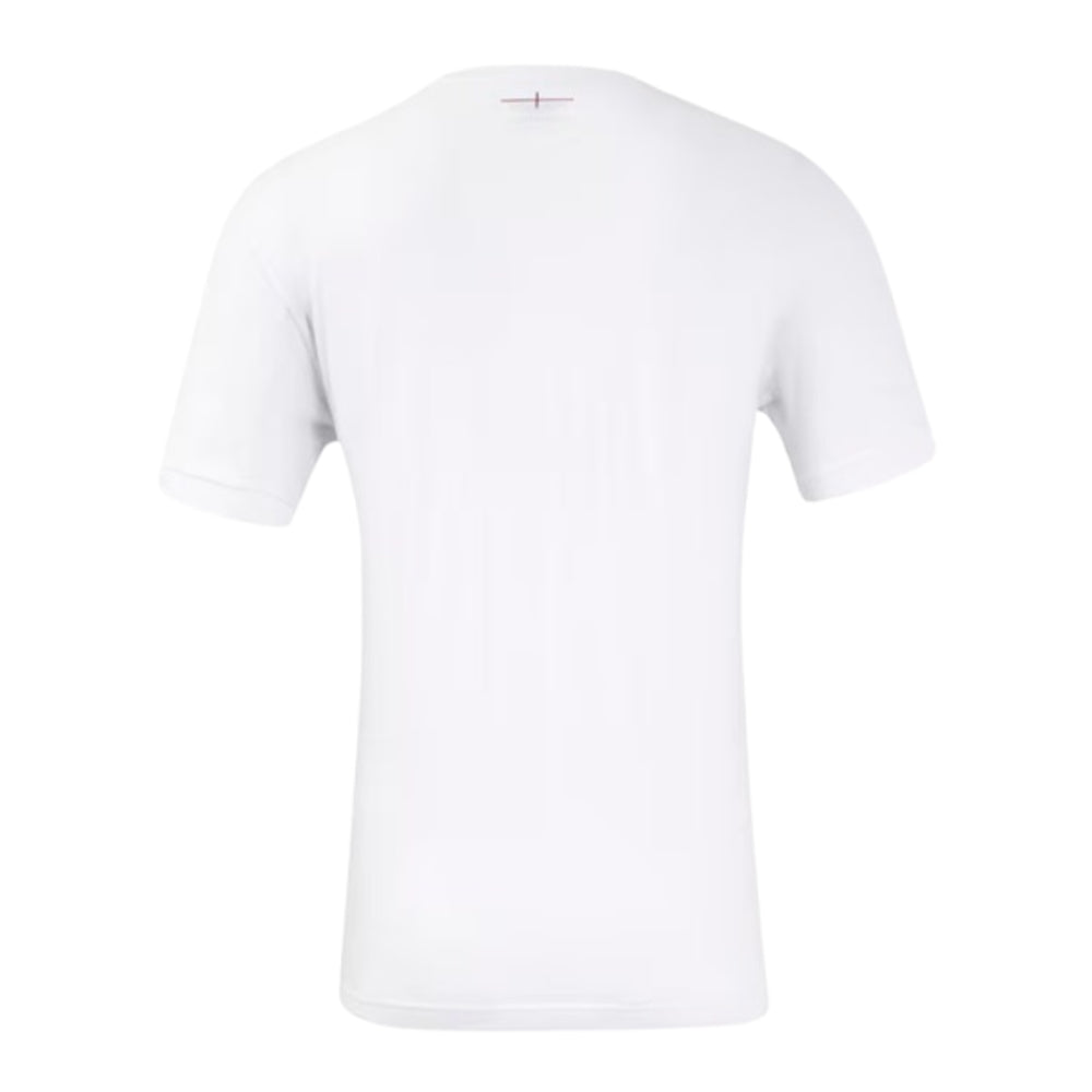 2024-2025 England Rugby Presentation Tee (White) (Your Name)_2
