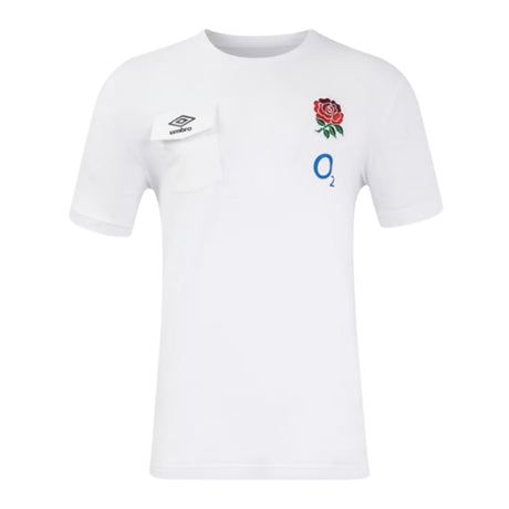 2024-2025 England Rugby Presentation Tee (White)_1