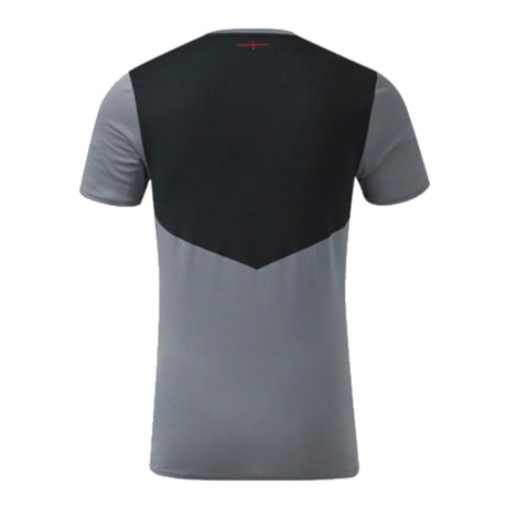 2024-2025 England Rugby Gym Tee (Grey) - Kids (Your Name)_2