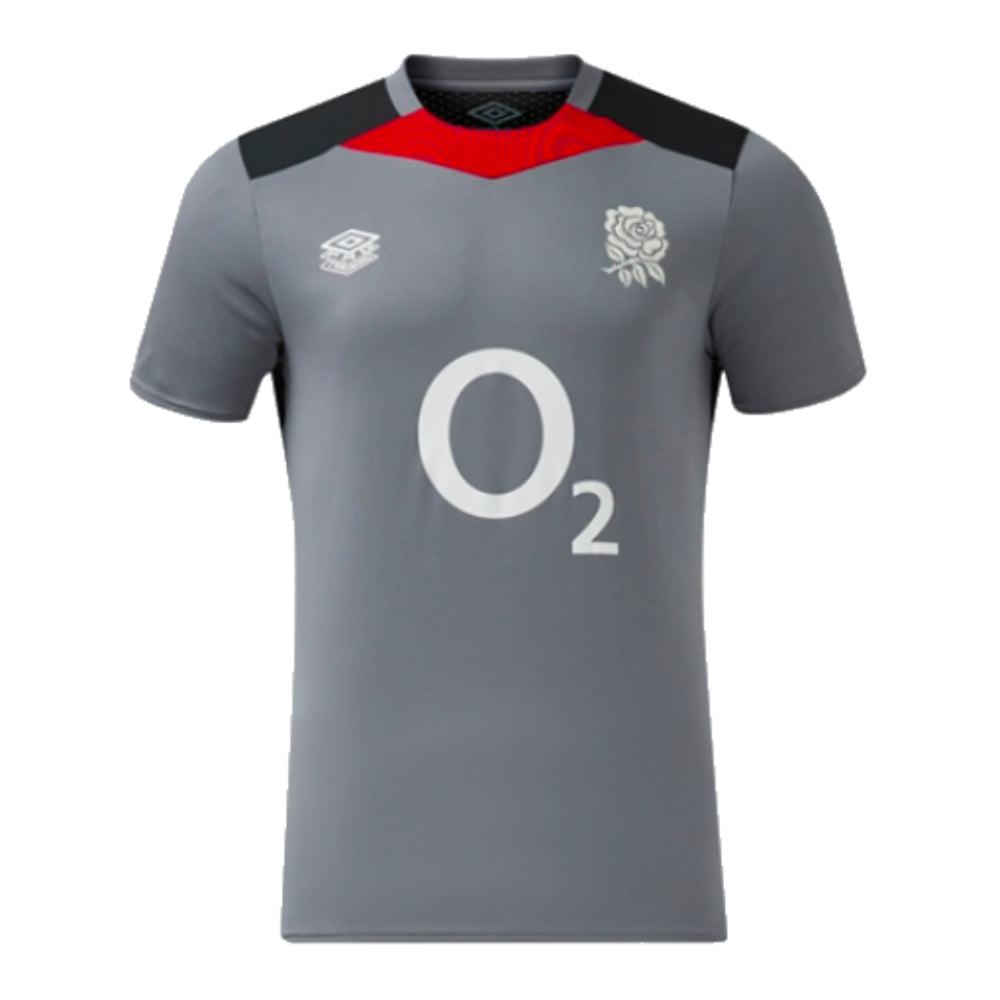 2024-2025 England Rugby Gym Tee (Grey) - Kids_1