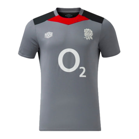 2024-2025 England Rugby Gym Tee (Grey) - Kids_1