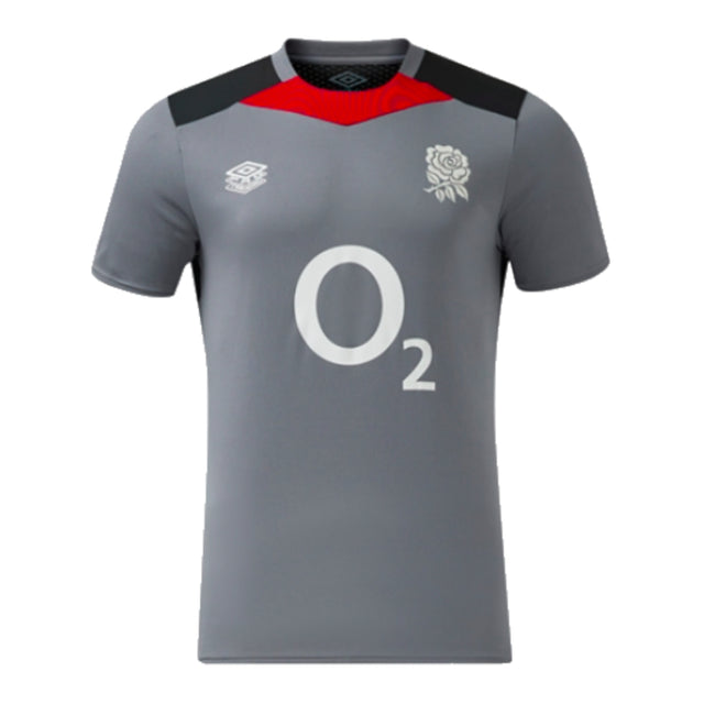 2024-2025 England Rugby Gym Tee (Grey) - Kids_1