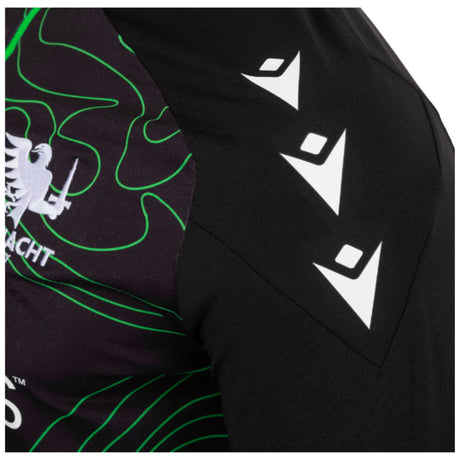 2024-2025 Connacht Rugby Warm Up Quarter Zip Top (Black)_2