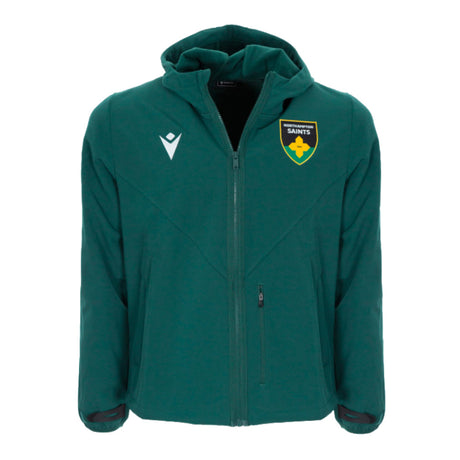 2024-2025 Northampton Saints Rugby Softshell Jacket (Green)_2