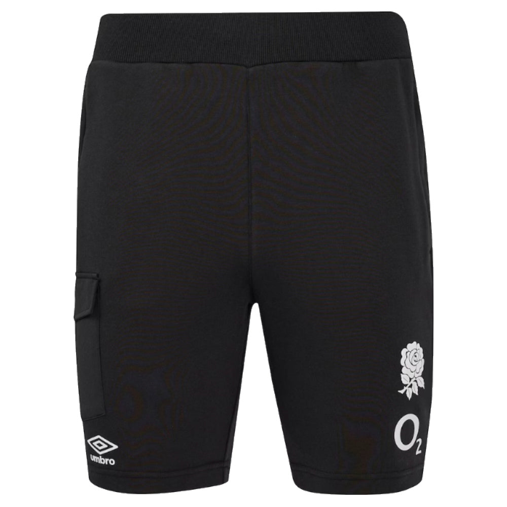 2024-2025 England Rugby Knit Shorts (Black)_1