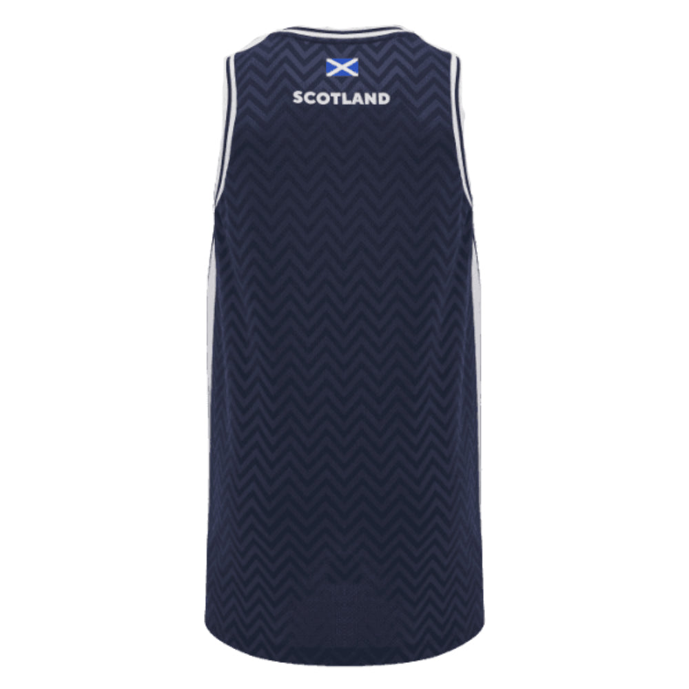 2024-2025 Scotland Rugby Basketball Singlet (Navy) - Kids_1