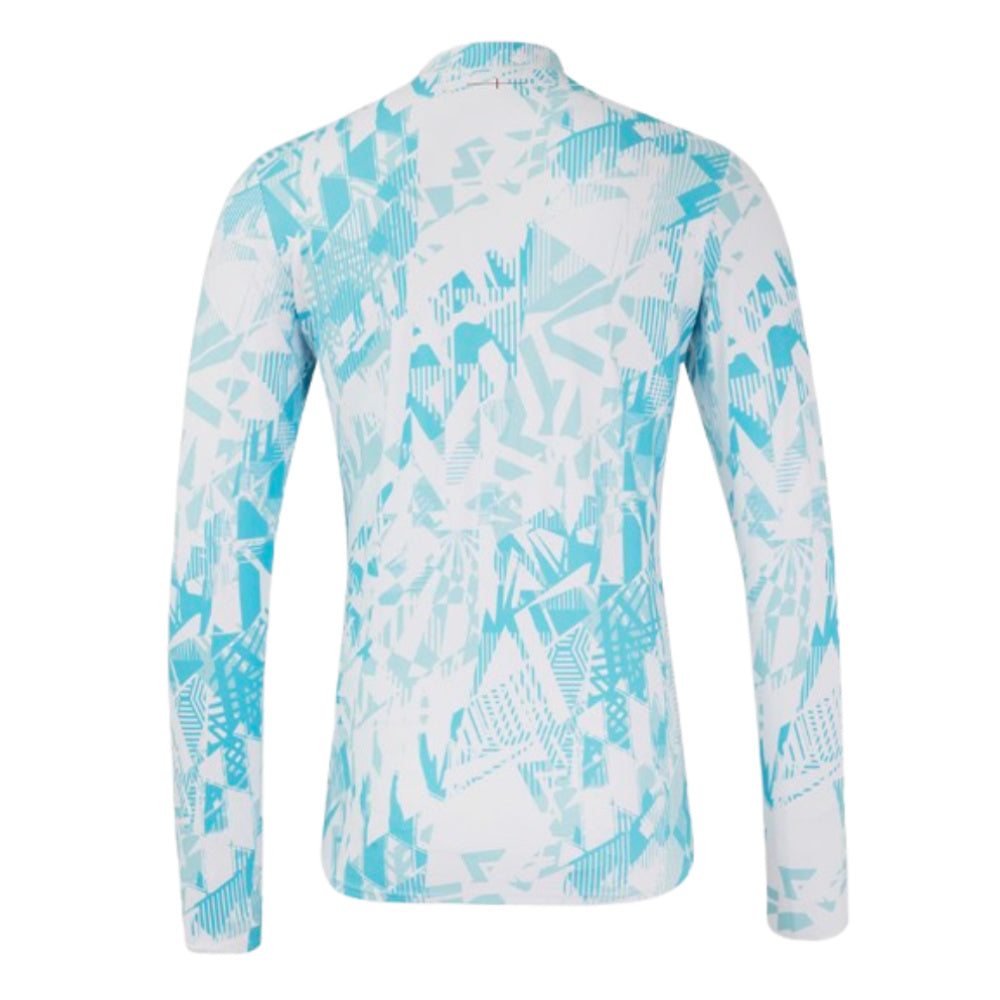 2024-2025 England Rugby Warm Up Mid Layer (White) - Kids_3