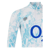2024-2025 England Rugby Warm Up Mid Layer (White) - Kids_3